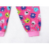 Dětské pyžamo příšerky na růžové detail nohavic