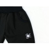 Dětské zimní černé softshellové kalhoty detail kapsy