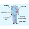Popis dětské pyžamo auta min