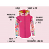 Popis dětská softshellová bunda ptáčci na růžové