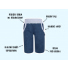 Popis dětské kraťasy bermudy jeans