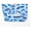 Dětské chlapecké pyžamo s dlouhým rukávem závodní auta na modré detail zadního dílu2