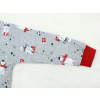 Dětské pyžamo vánoční medvídci detail rukávu