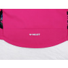 Dětská softshellová bunda růžové květy detail zadního dílu3