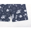 Dětské pyžamo s krátkým rukávem vesmír detail nohavice