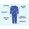 Popis chlapecké pyžamo s dlouhým rukávem příšerky