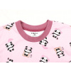 Dívíč noční košile pandy detail krku