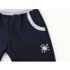Dětské tmavě modré softshellové kalhoty detail kapsy