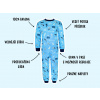 Popis chlapecké pyžamo s dlouhým rukávem fotbal min