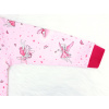 Dívčí pyžamo s dlouhým rukávem víly na růžové detail rukávu