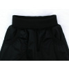 Dětské černé softshellové kalhoty detail pasu2