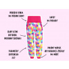 Popis dívčí letní softshellové kalhoty barevné kočičky