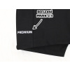 Dětská premium černá softshellová bunda detail reflexního prvku2