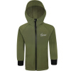Chlapecká PREMIUM khaki softshellová bunda