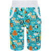Chlapecké bermudy zvířátka na petrolejové