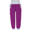 Dívčí tmavě fialové softshellové kalhoty