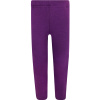 Dívčí fialové zateplené legíny
