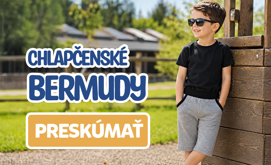 chlapčenské bermudy