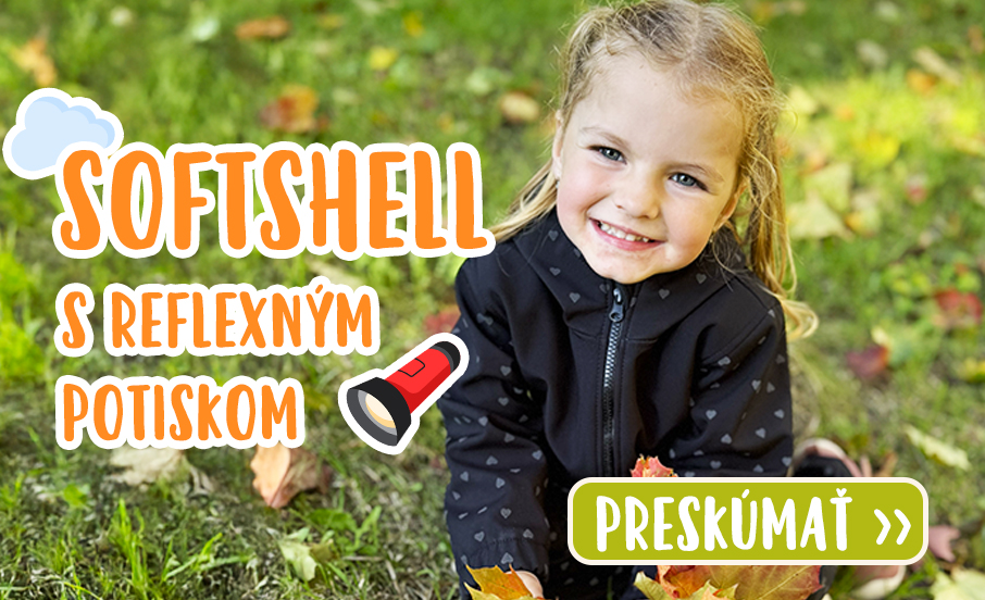 Reflexný softshell