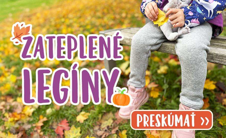 Zateplené legíny pre deti