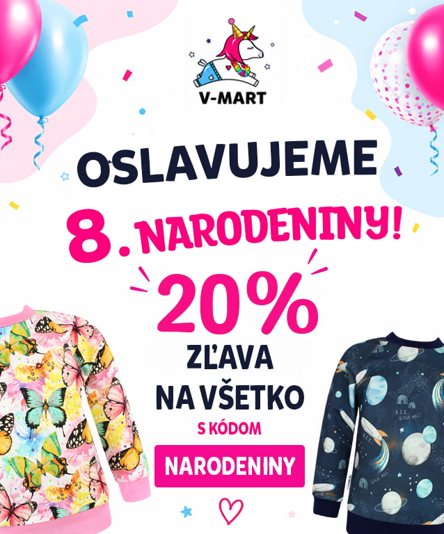 20% sleva s kódem Narozeniny
