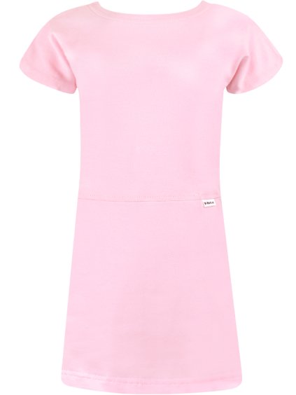 Dívčí světle růžové šaty