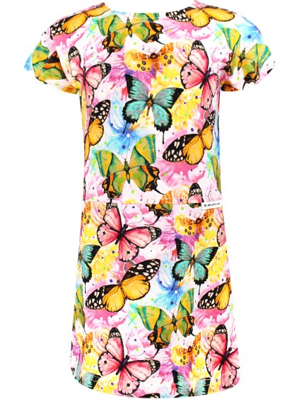 Dívčí šaty motýlci