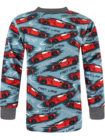 Chlapecké tričko s dlouhým rukávem Závodní auta
