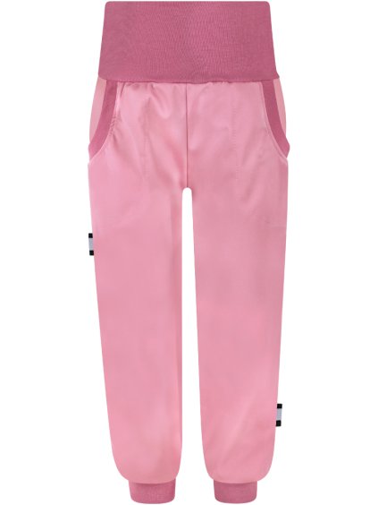 SLIM dievčenské staroružové softshellové nohavice (s fleecom)  STARORUŽOVÉ