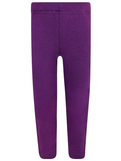 Dívčí fialové zateplené legíny