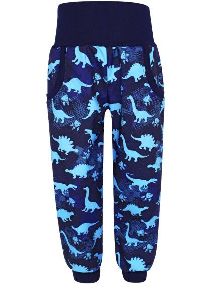 Dětské letní softshellové kalhoty dinosauři