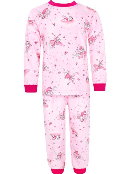Dívčí pyžamo s dlouhým rukávem víly