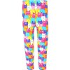 Dětské dívčí legíny barevné kočičky