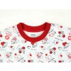 Dětská noční košilka s krátkým rukávem Berušky detail krku kopie