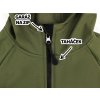 Chlapecká PREMIUM khaki softshellová bunda detail taháčku