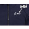 Dětská premium tmavě modrá softshellová bunda detail reflexního prvku1