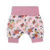 Dívčí kraťasy pro miminka ptáčci s květy