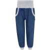 Dětské tepláky s vysokým pasem jeans