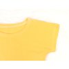 Dívčí žluté šaty detail rukávu