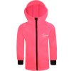 Dívčí premium neonově růžová softshellová bunda