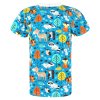 Chlapecké tričko s krátkým rukávem Zvířátka na petrolejové
