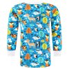 Chlapecké tričko s dlouhým rukávem Zvířátka na petrolejové