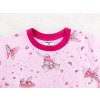 Dívčí pyžamo s krátkým rukávem víly detail krku