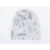 Dívčí jarní podzimní čepice princezny detail1