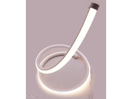 V-TAC LED stolová lampa 17W teplá biela biela + vypínač