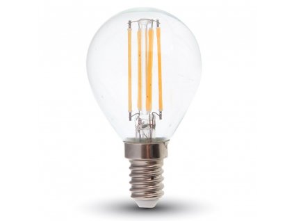 V-TAC LED žiarovka E14 P45 6W 4000K filament A++