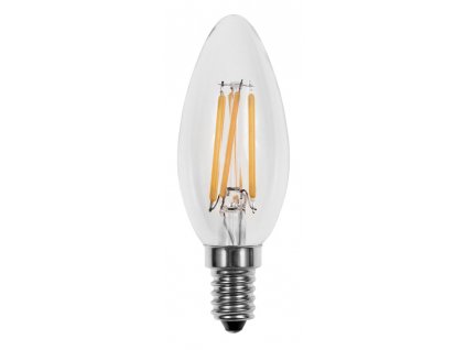 V-TAC LED žiarovka E14 4W teplá biela filament stmievateľná