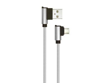 V-TAC POWER USB kábel MICRO-USB 1m sivý