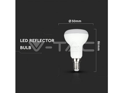 V-TAC PRO LED žiarovka - E14 R50 4,8W 3000K