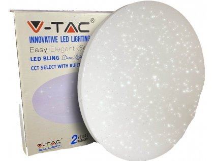 V-TAC LED svietidlo 24W hviezdny kryt teplá + denná + studená biela